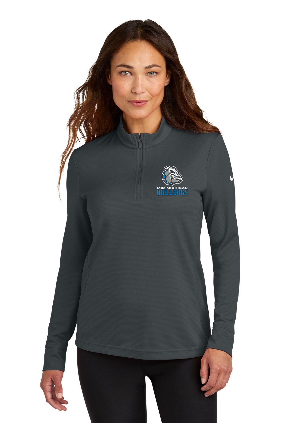 Mid Michigan Bulldogs Nike Women’s Essential 1/2-Zip Cover-Up
