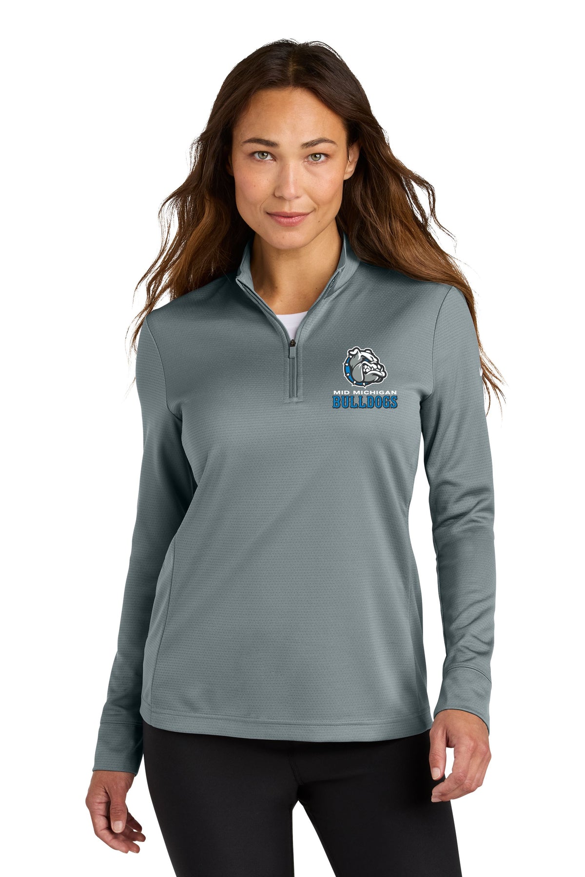 Mid Michigan Bulldogs Nike Women’s Essential 1/2-Zip Cover-Up