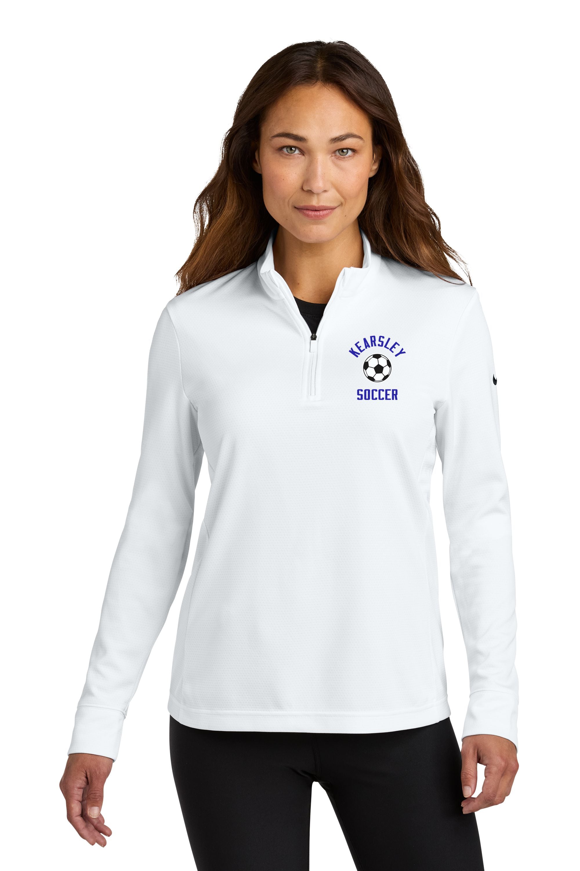 Kearsley Soccer Nike Women’s Essential 1/2-Zip Cover-Up