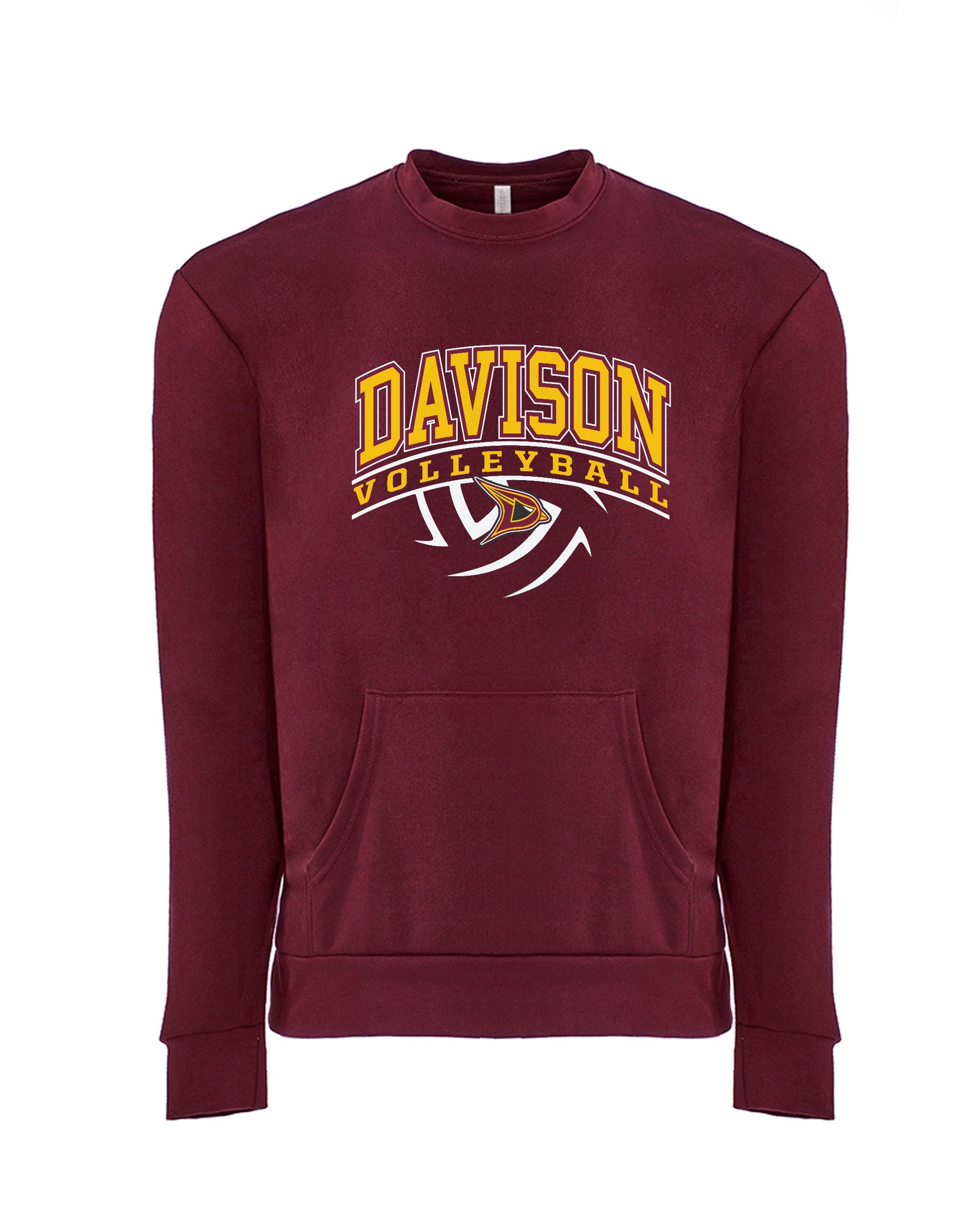 Davison Volleyball Unisex Santa Cruz Pocket Sweatshirt