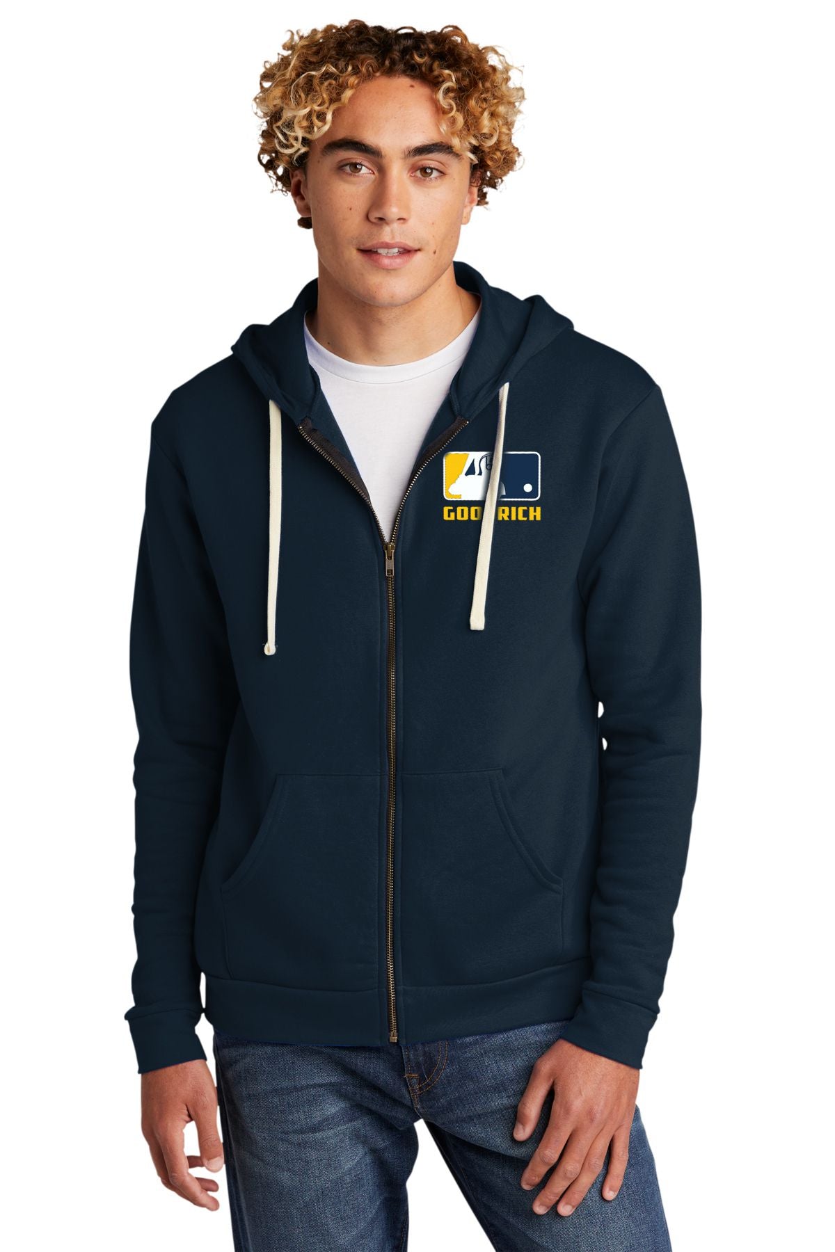 Goodrich Baseball Unisex Santa Cruz Zip Hoodie