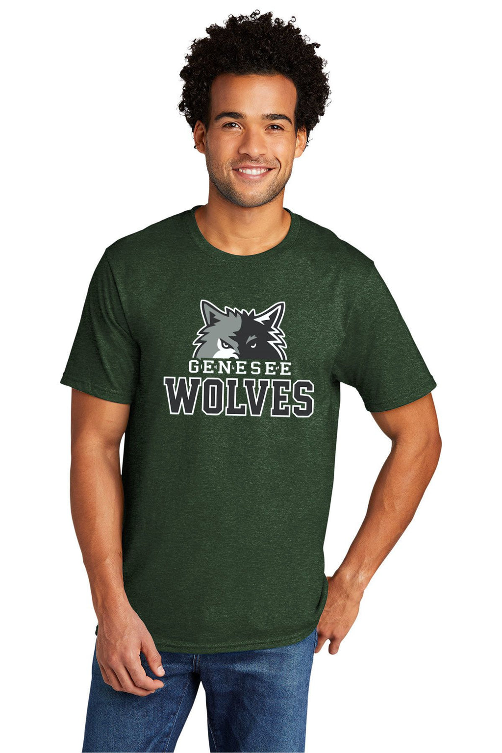 Genesee Wolves Tri-Blend Short Sleeve -GWPTO