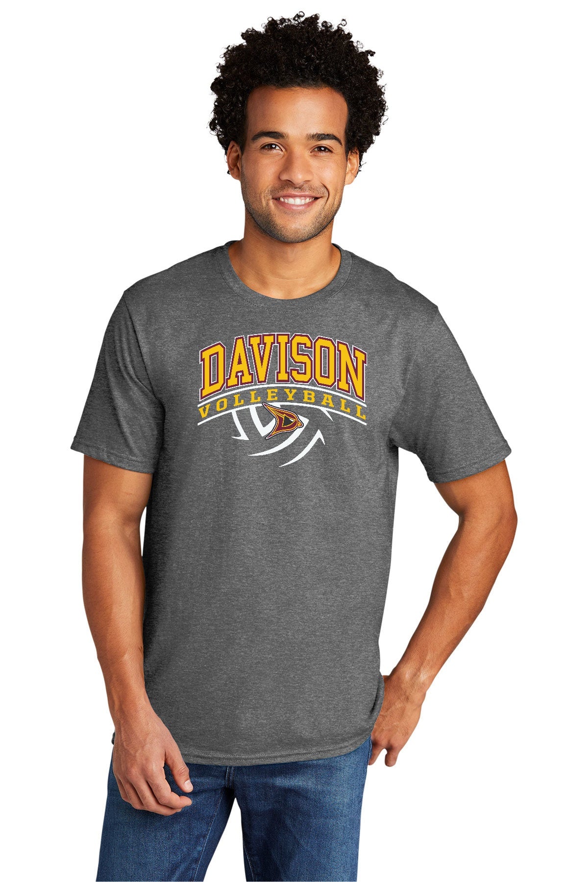 Davison Volleyball Tri-Blend Short Sleeve