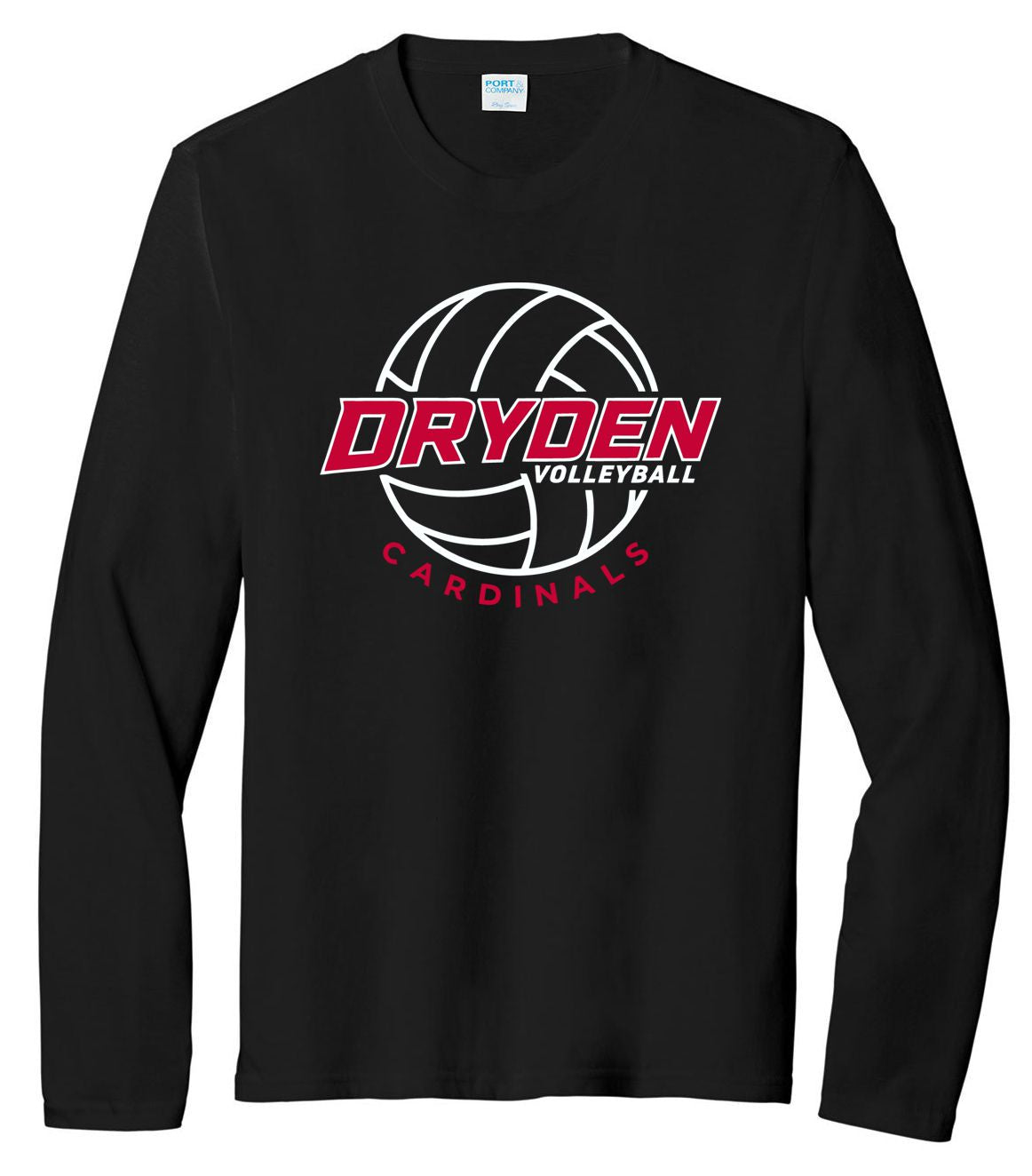 Dryden Volleyball Tri-Blend Long Sleeve