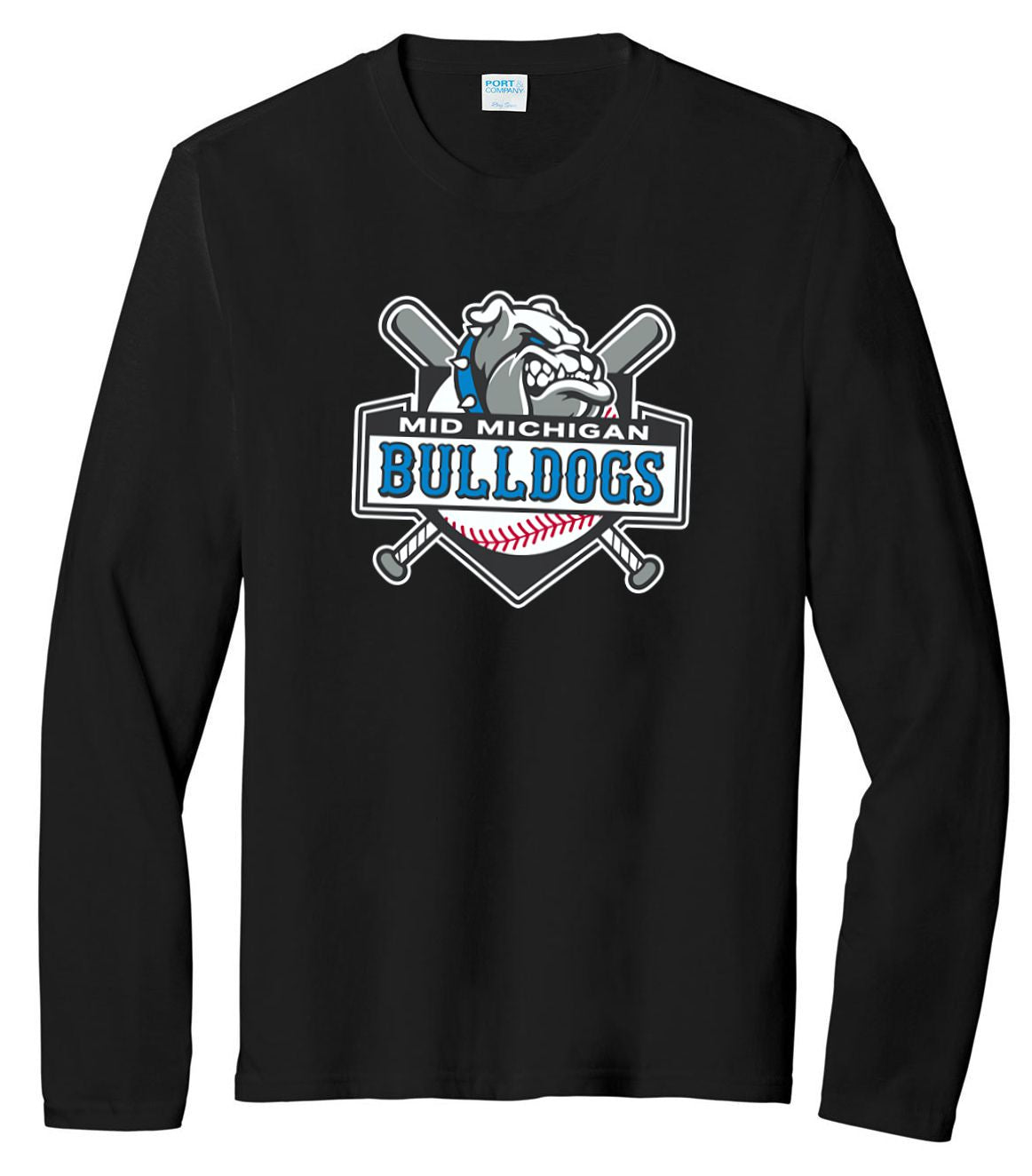 Mid Michigan Bulldogs Tri-Blend Long Sleeve