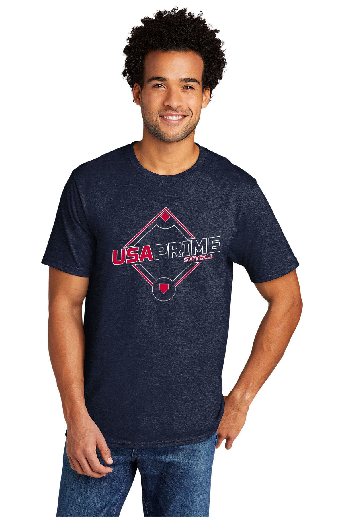 USA Prime Softball Tri-Blend Short Sleeve
