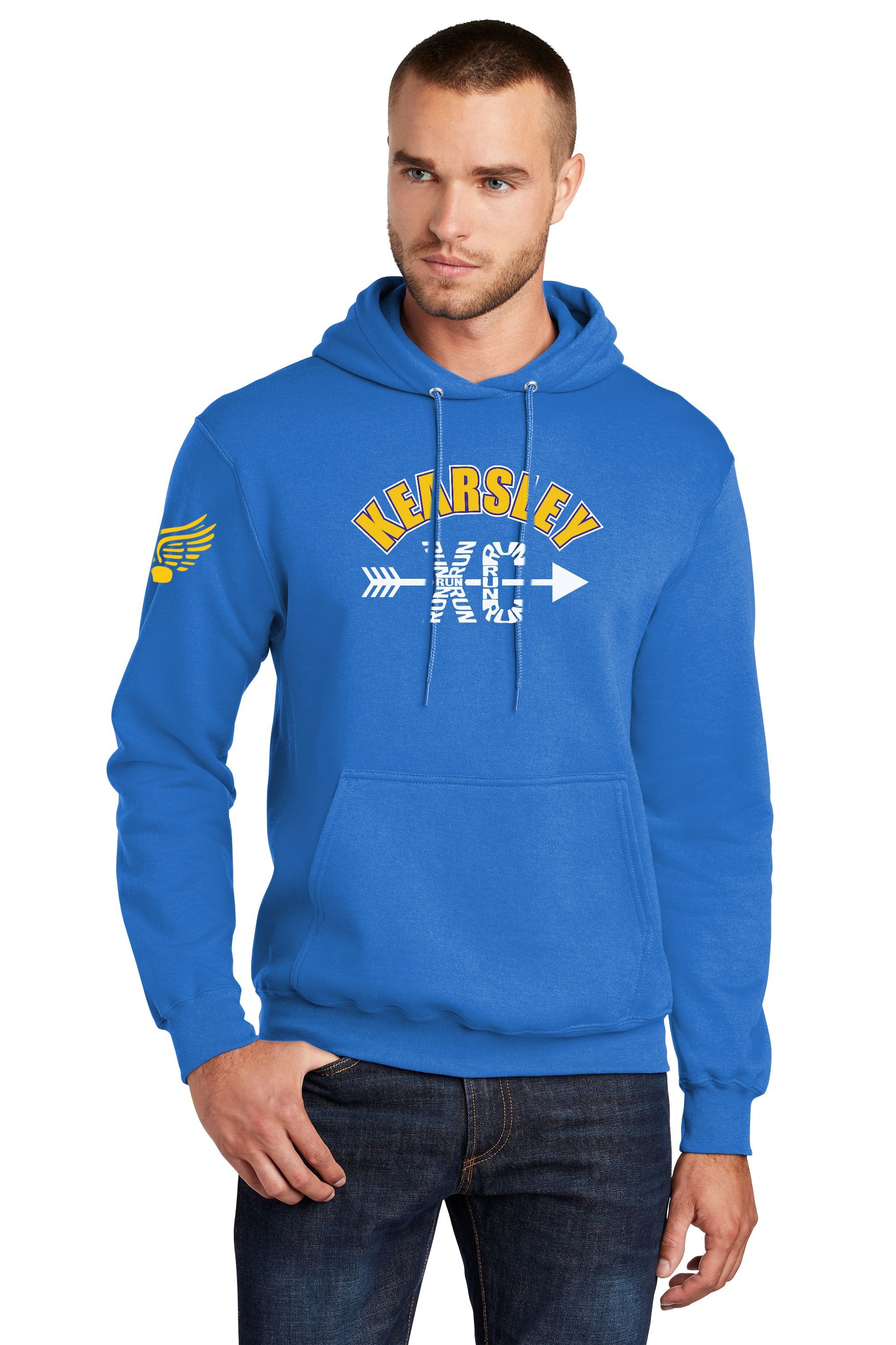 Kearsley Cross Country Basic Hooded Sweatshirt