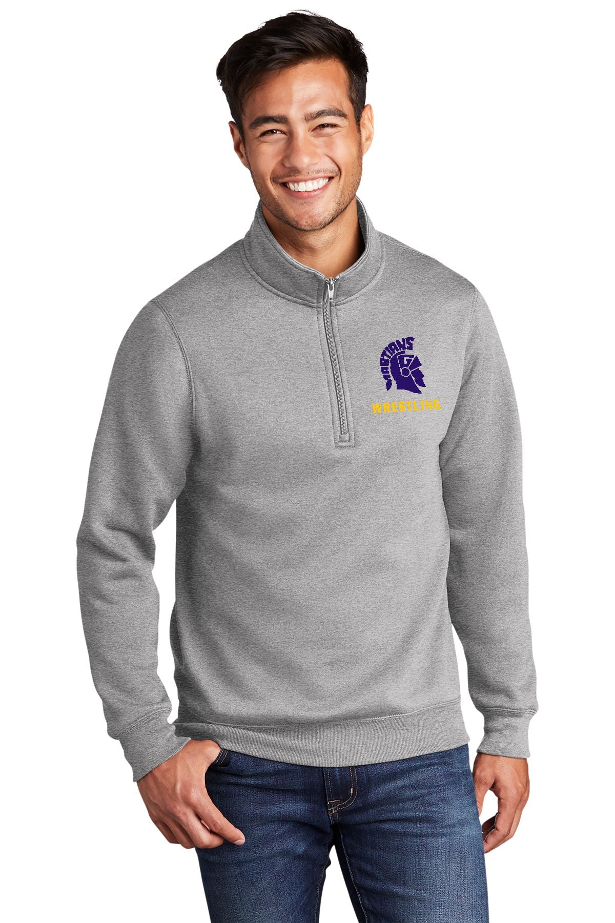 Goodrich Wrestling 1/4 Zip Cotton Pullover