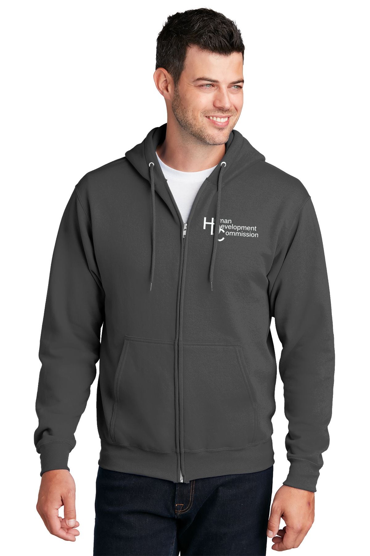 Human Development Commission Embroidered Full Zip Jacket