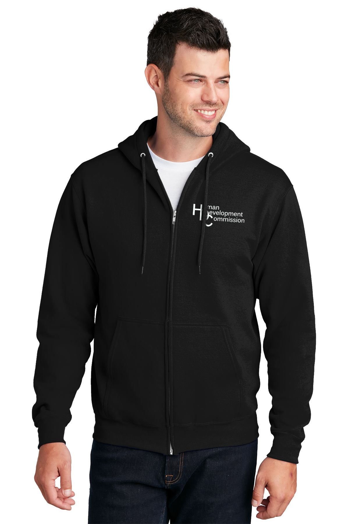 Human Development Commission Embroidered Full Zip Jacket