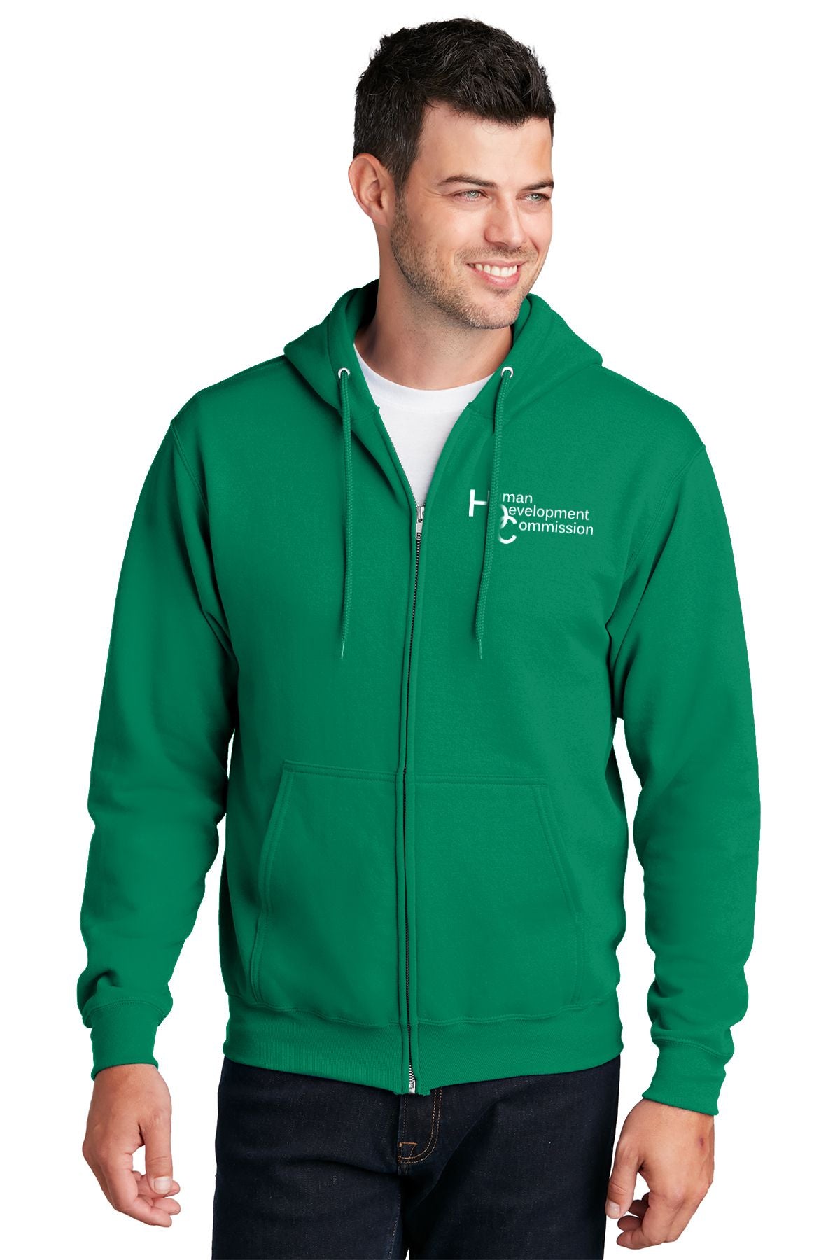 Human Development Commission Embroidered Full Zip Jacket