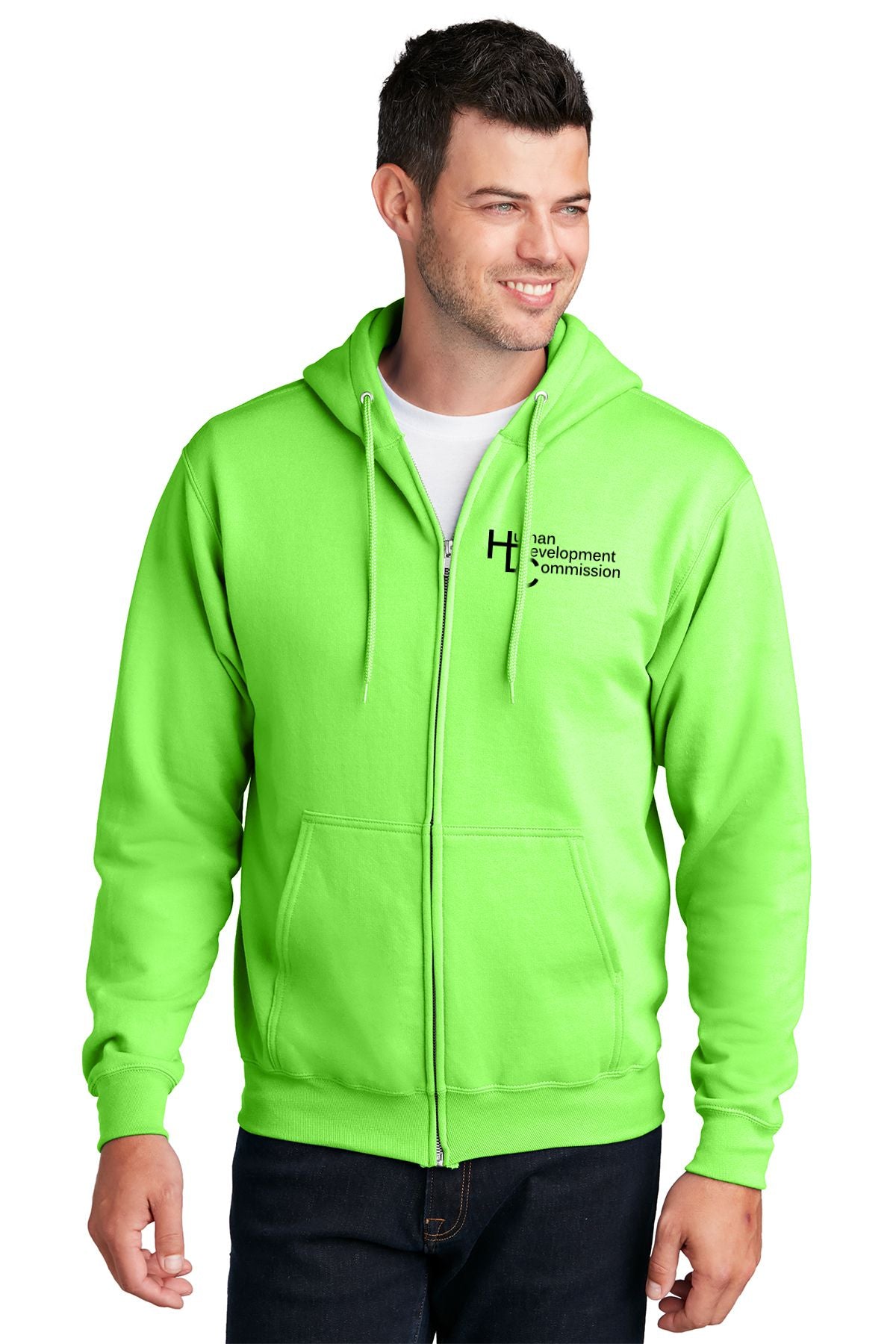 Human Development Commission Embroidered Full Zip Jacket