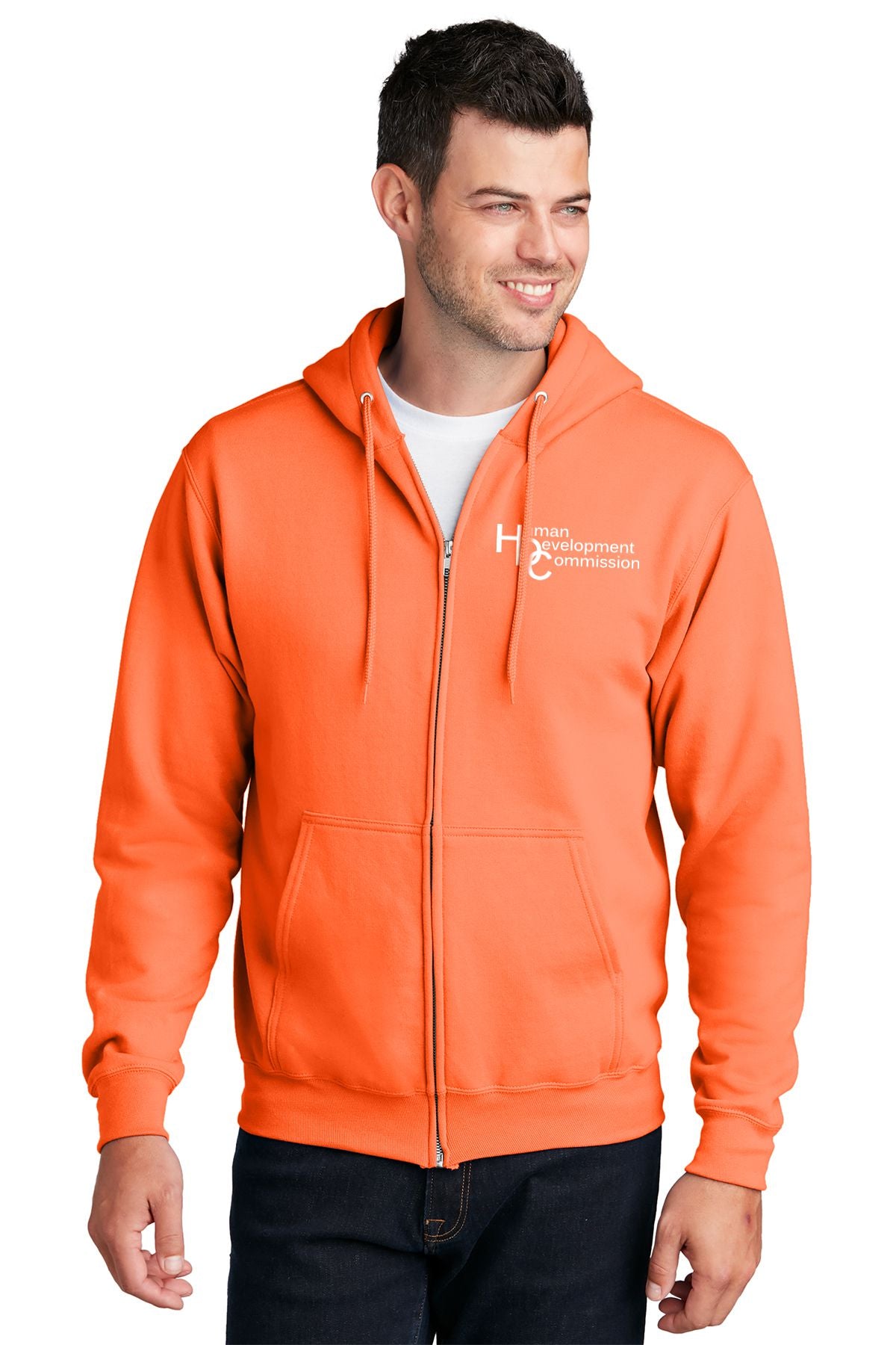 Human Development Commission Embroidered Full Zip Jacket