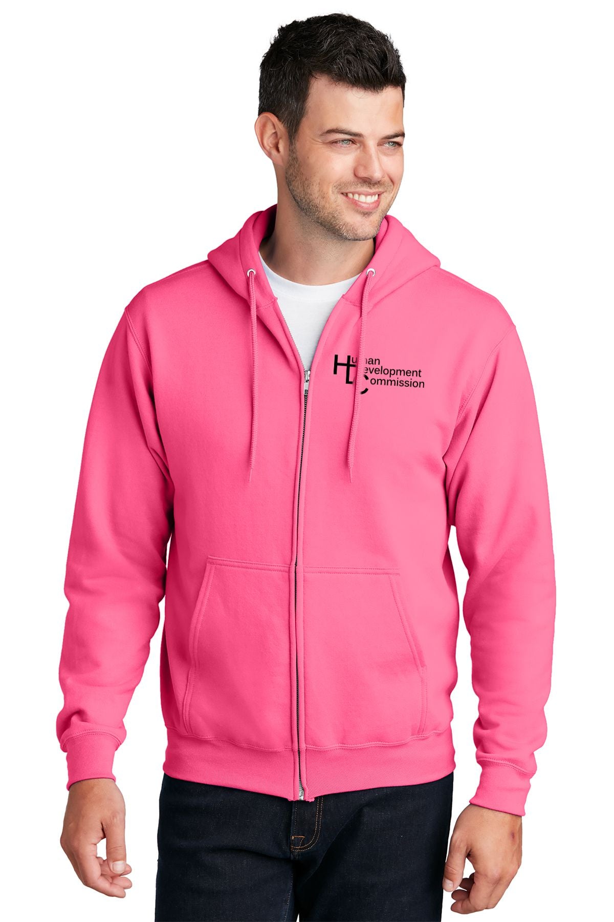 Human Development Commission Embroidered Full Zip Jacket