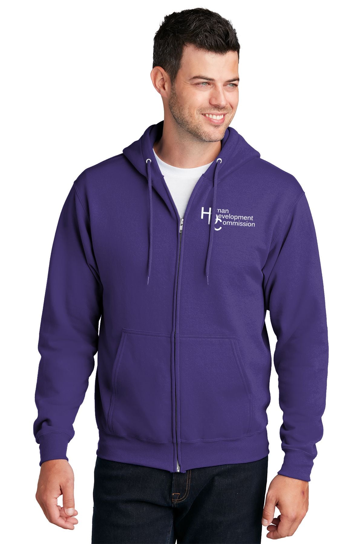 Human Development Commission Embroidered Full Zip Jacket