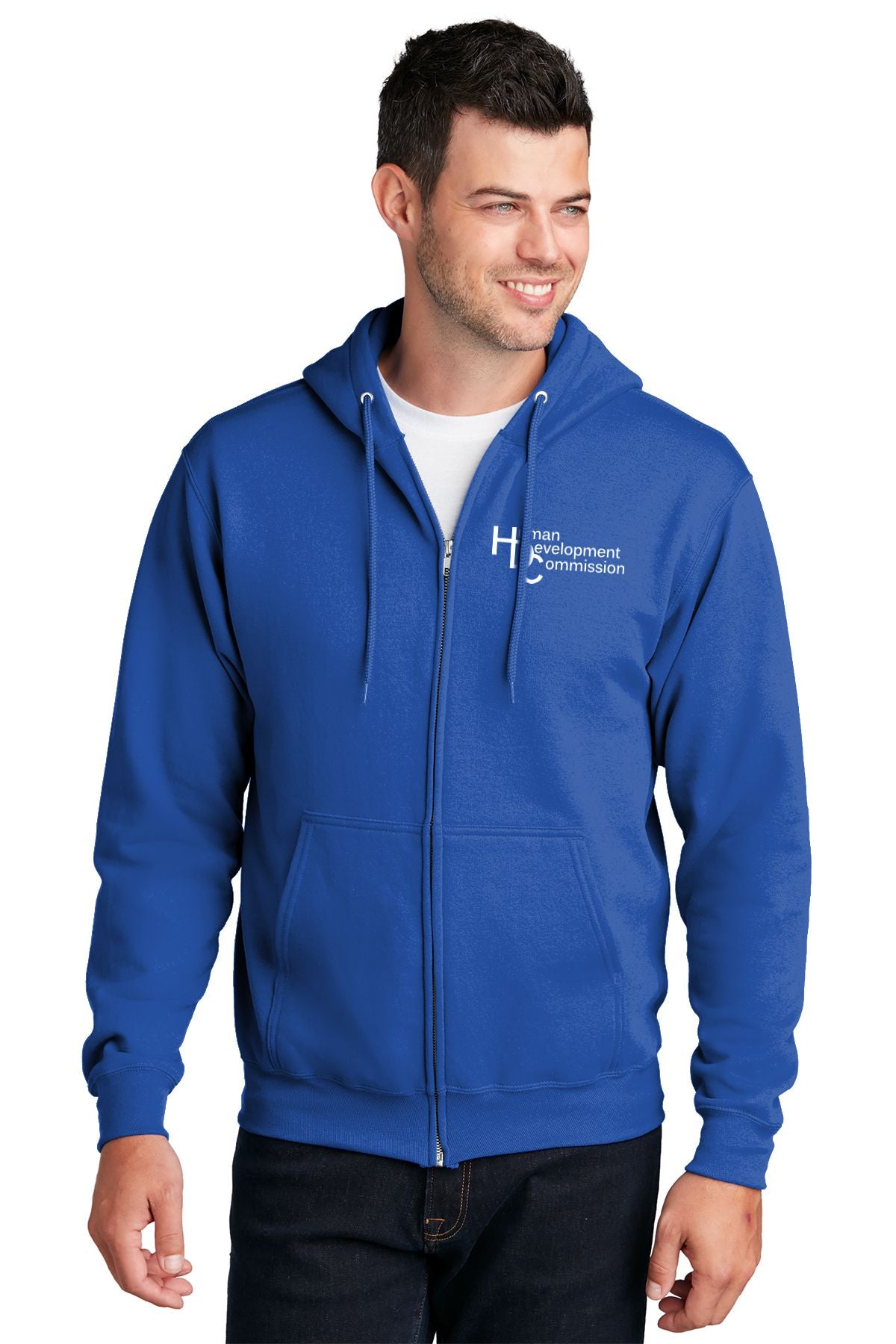 Human Development Commission Embroidered Full Zip Jacket