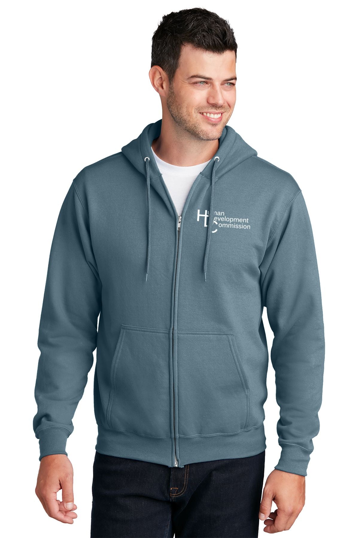 Human Development Commission Embroidered Full Zip Jacket