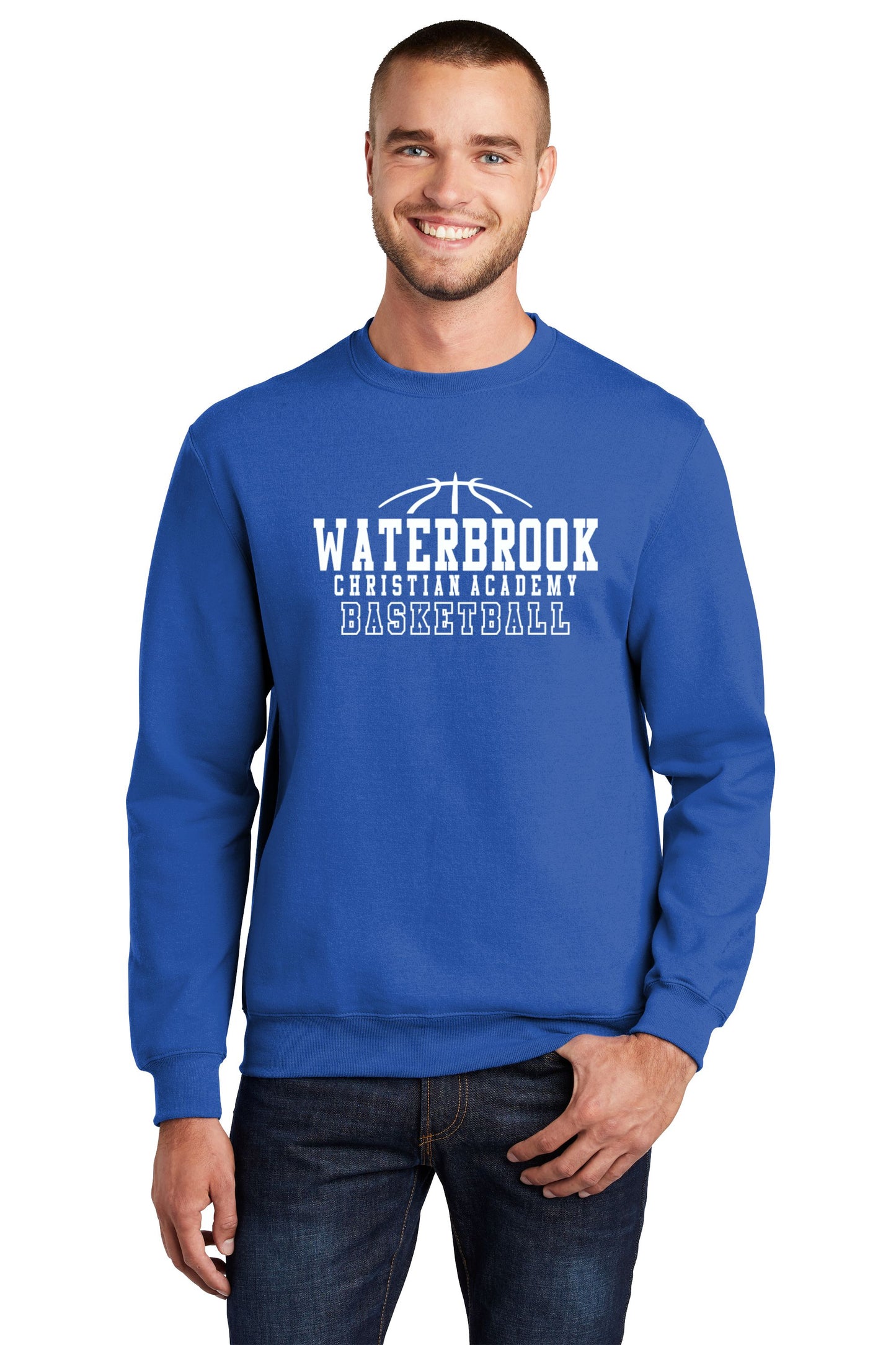 Waterbrook Basketball Basic Crew Sweatshirt