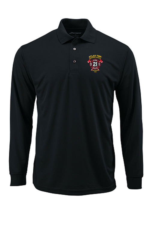 Atlas TWP Fire Department Prescott Long Sleeve Polo