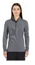 PGA Tour Feeder Stripe 1/4 Zip Mock Neck