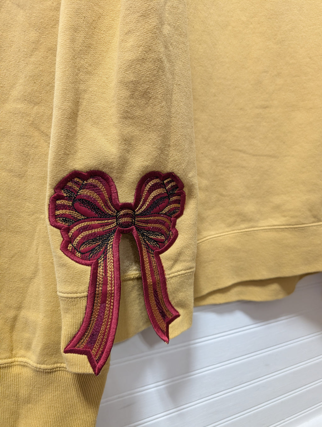 Davison Cardinals Embroidery Garment-Dyed Crewneck Sweatshirt
