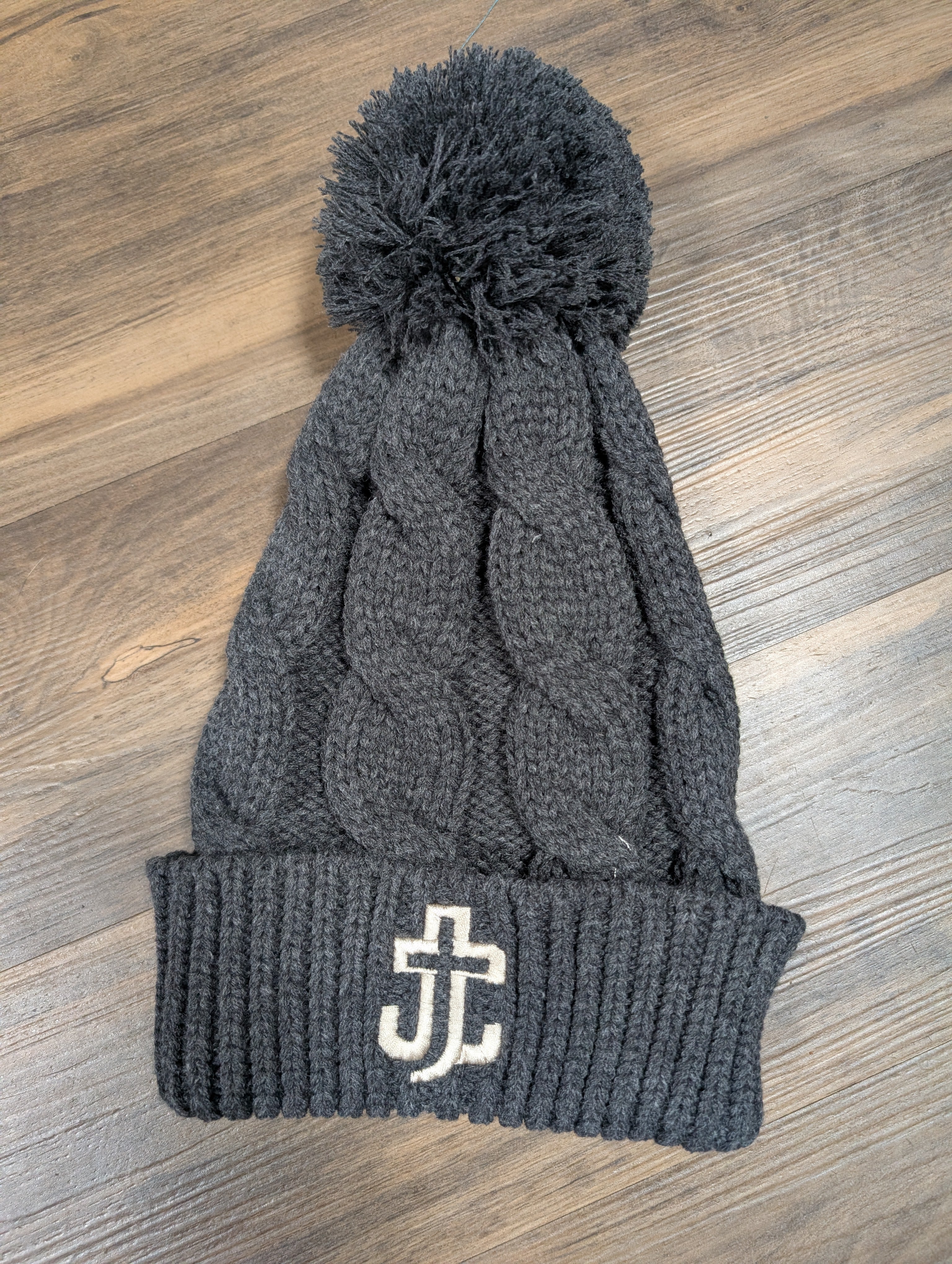 Ladies JC Chunk Twist Knit Beanie With Cuff