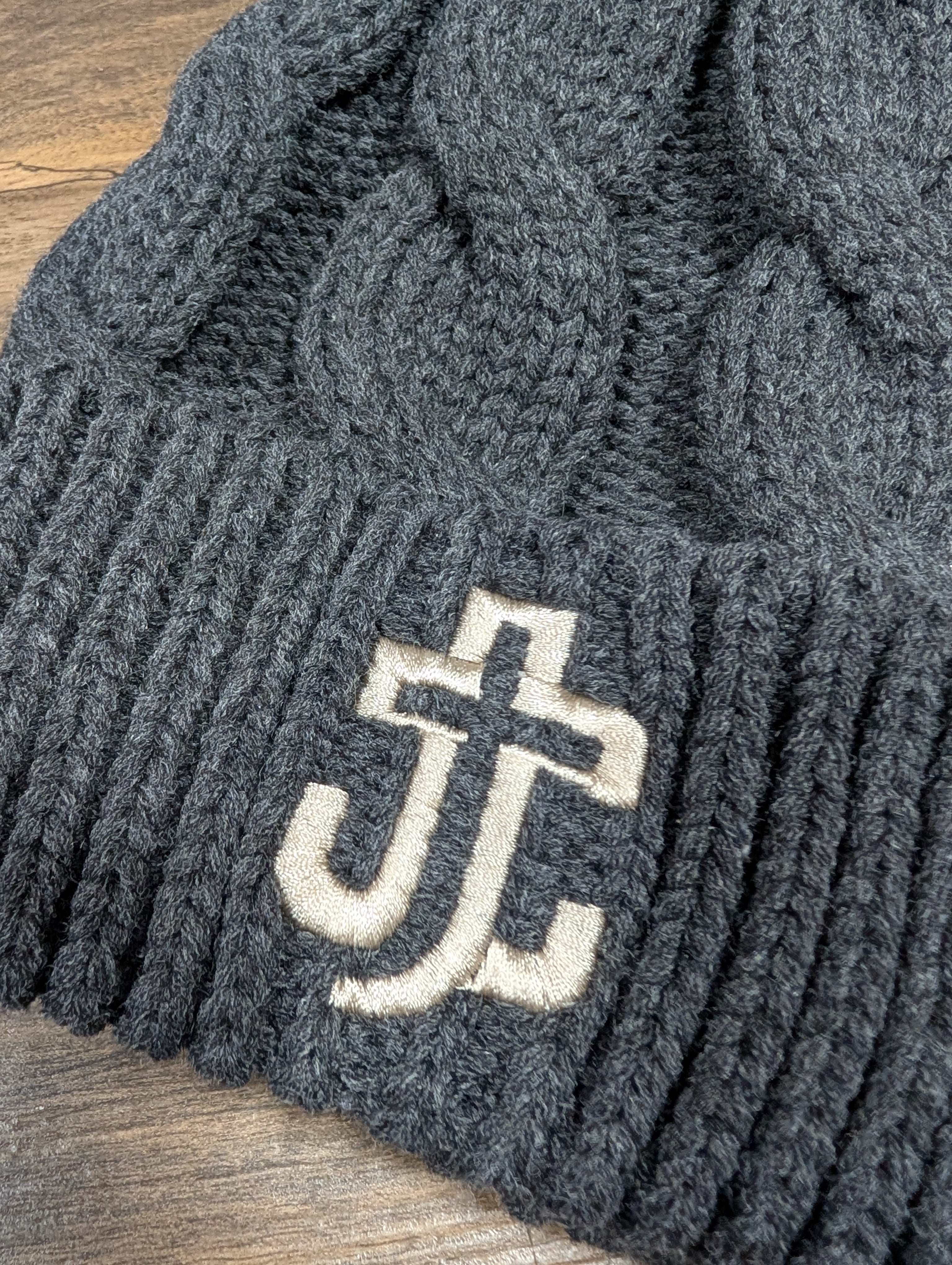 Ladies JC Chunk Twist Knit Beanie With Cuff