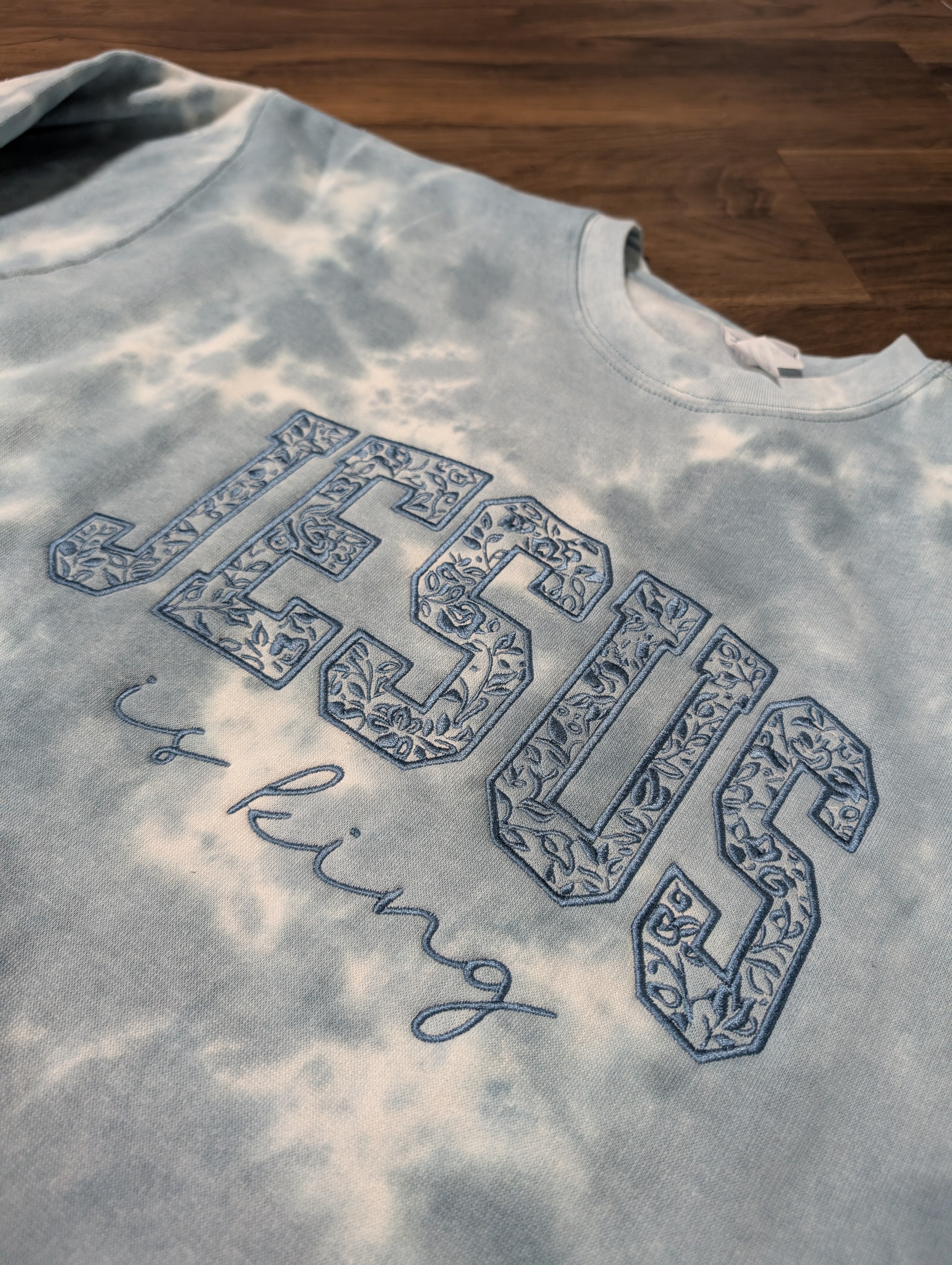 Jesus Is King Ladies Crew Sweatshirt