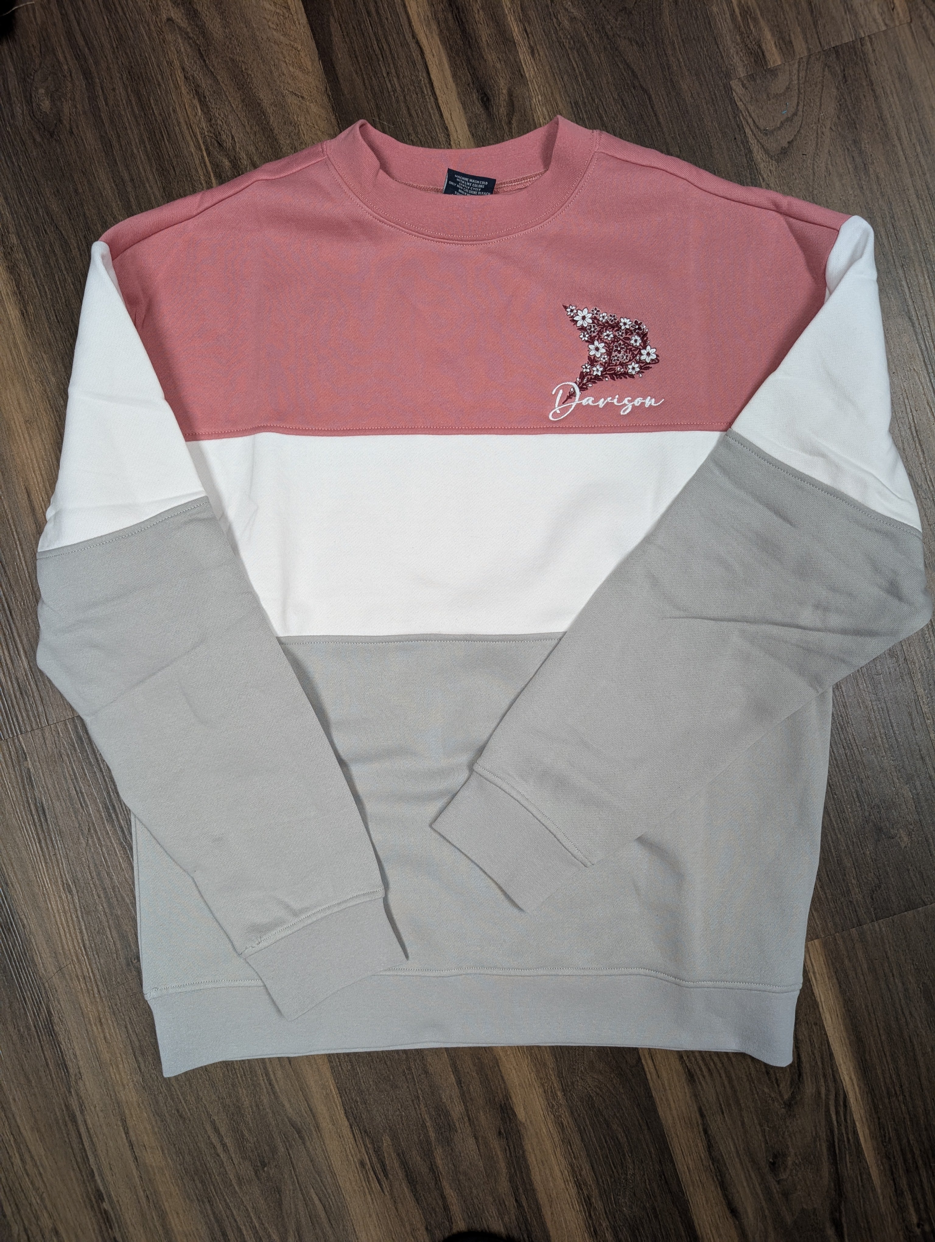 Davison Floral Script Westerly Crew Sweatshirt