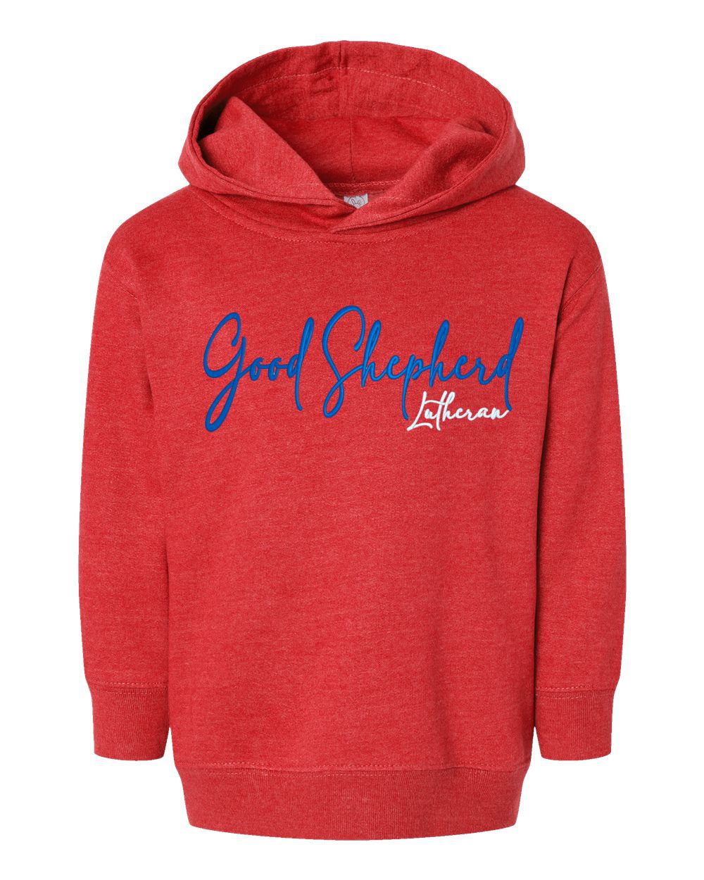 Good Shepherd Lutheran Church & School Script Toddler Hooded Sweatshirt