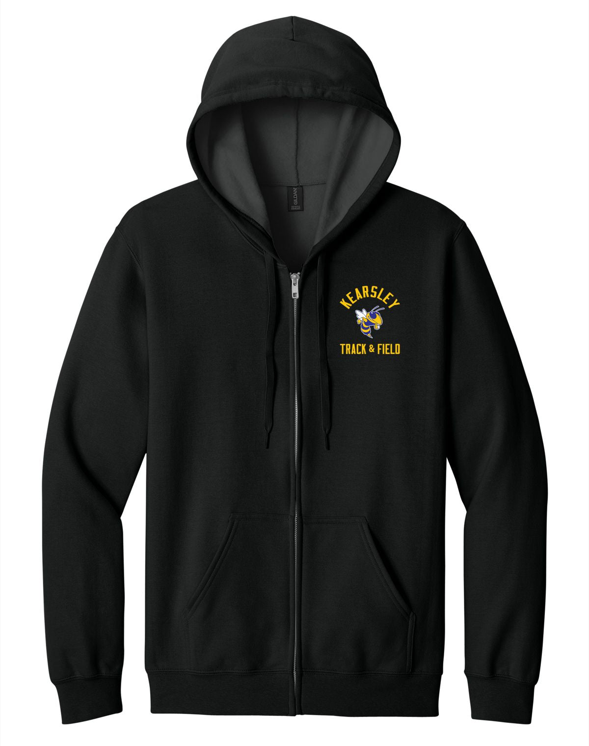 Kearsley Track &  Field Softstyle® Midweight Fleece Full-Zip Hooded Sweatshirt