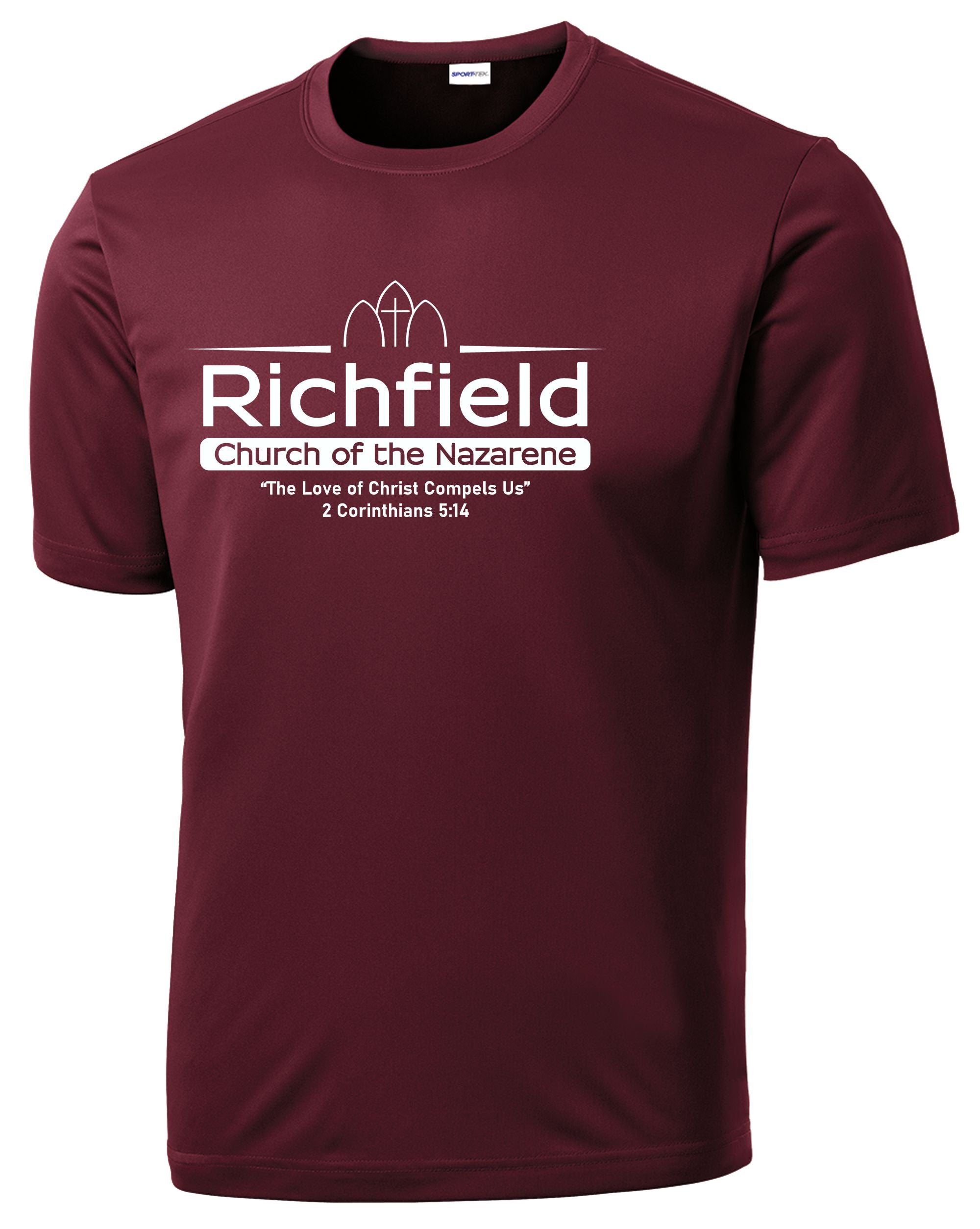 Richfield Church of the Nazarene Youth Performance T-shirt