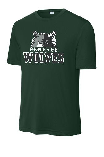 Genesee Wolves Performance T-shirt -GWPTO