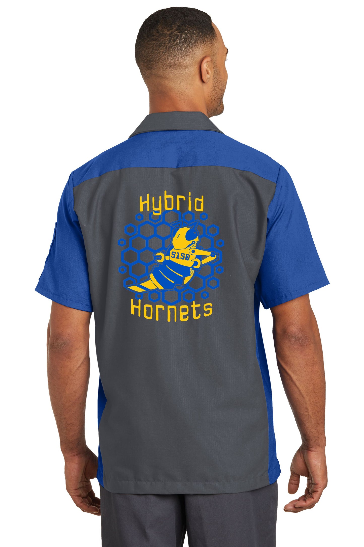 Hybrid Hornets Short Sleeve Ripstop Crew Shirt