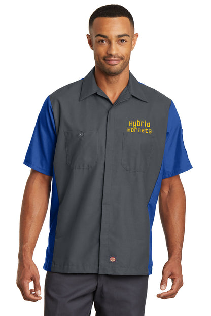 Hybrid Hornets Short Sleeve Ripstop Crew Shirt