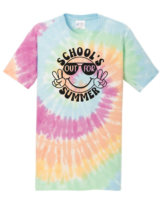 Tie Dye School's Out Tee