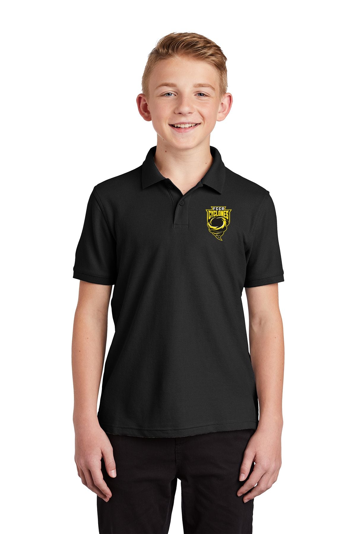 FCCA Youth Core Classic Pique Polo