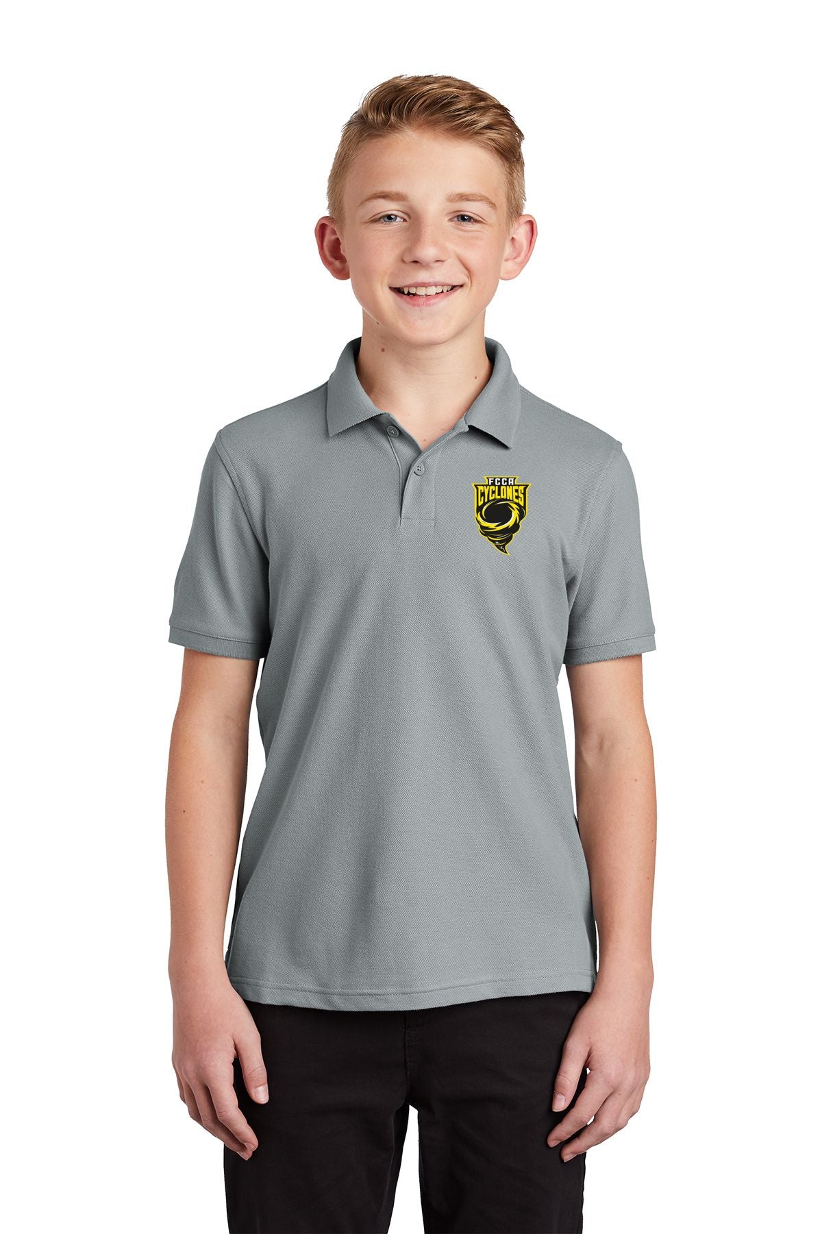 FCCA Youth Core Classic Pique Polo