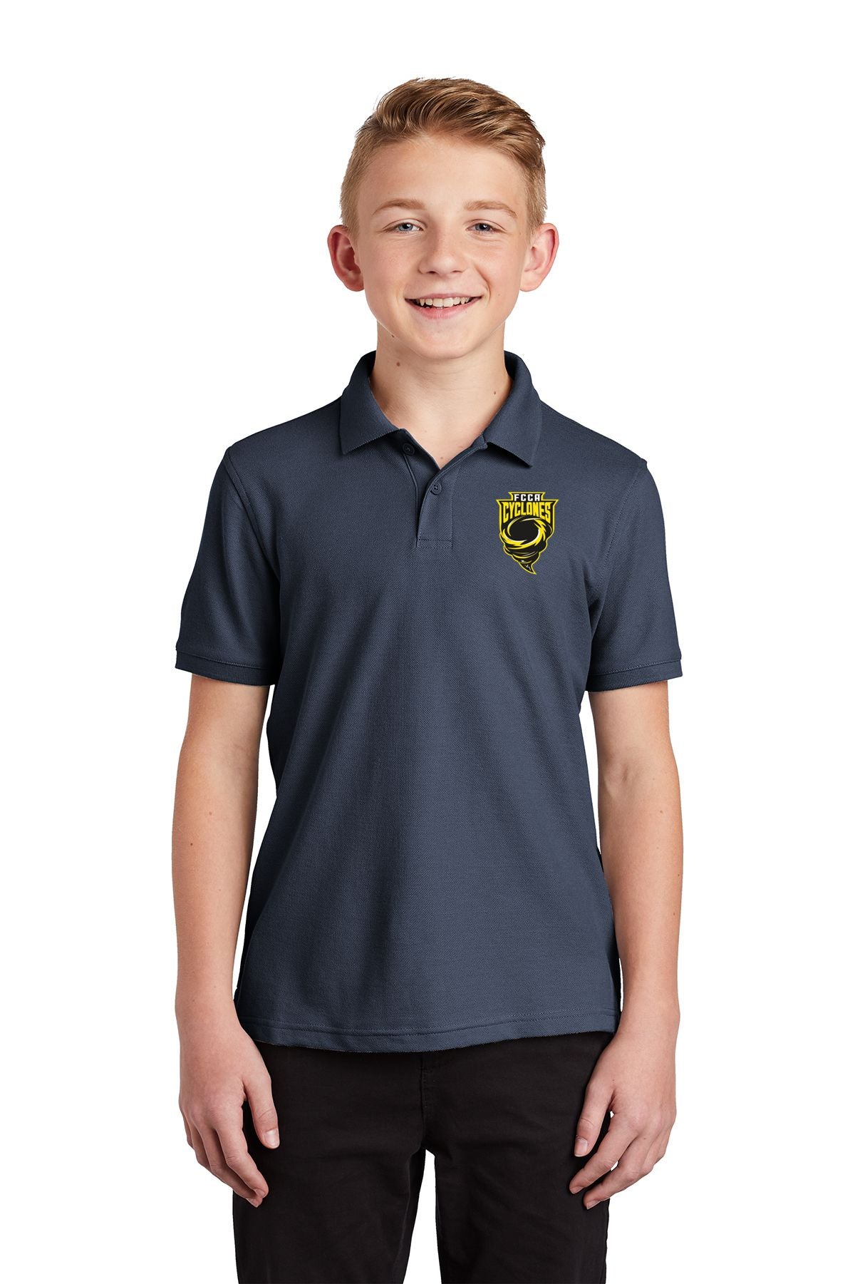 FCCA Youth Core Classic Pique Polo