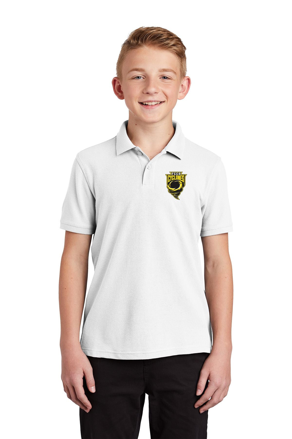 FCCA Youth Core Classic Pique Polo