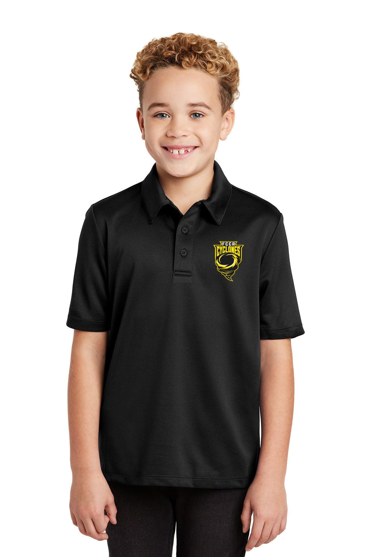 FCCA Youth Silk Touch™ Performance Polo