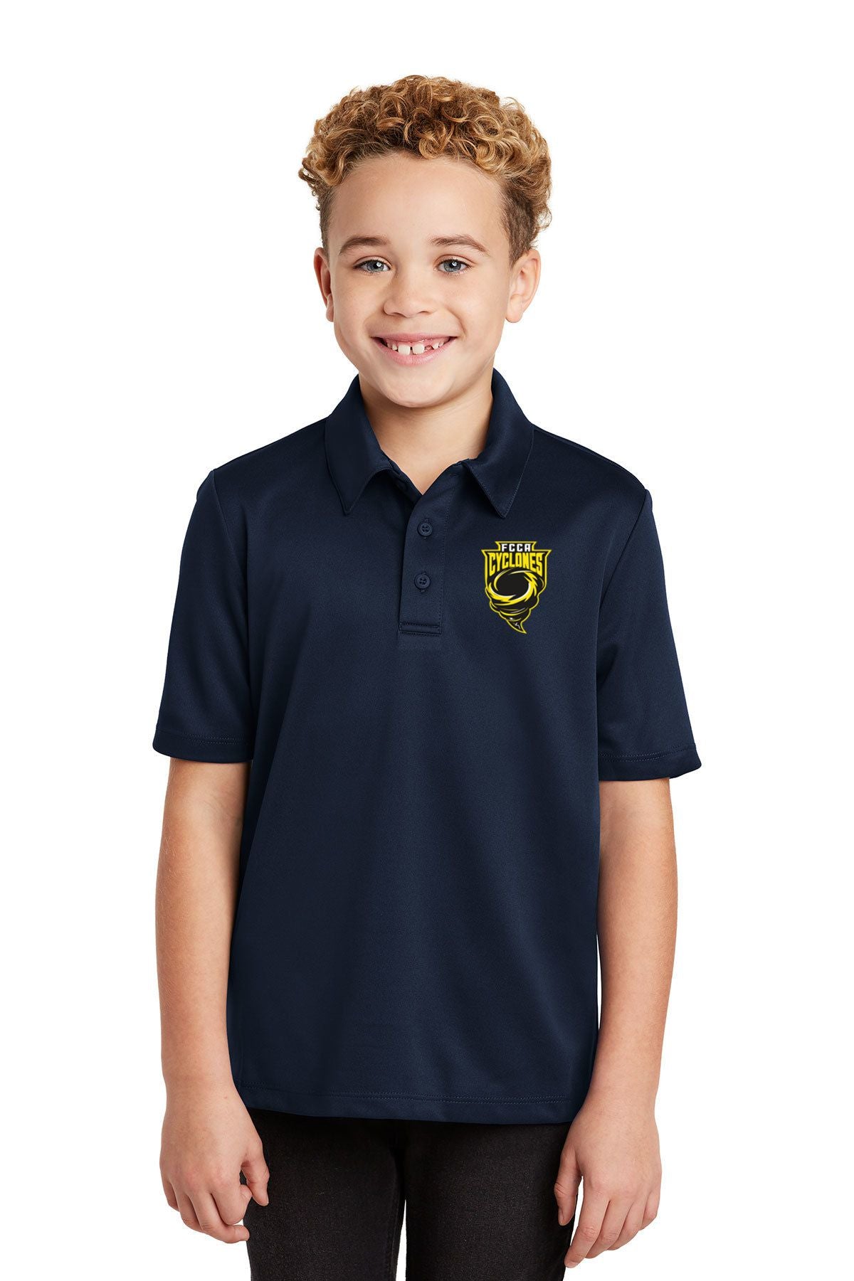 FCCA Youth Silk Touch™ Performance Polo