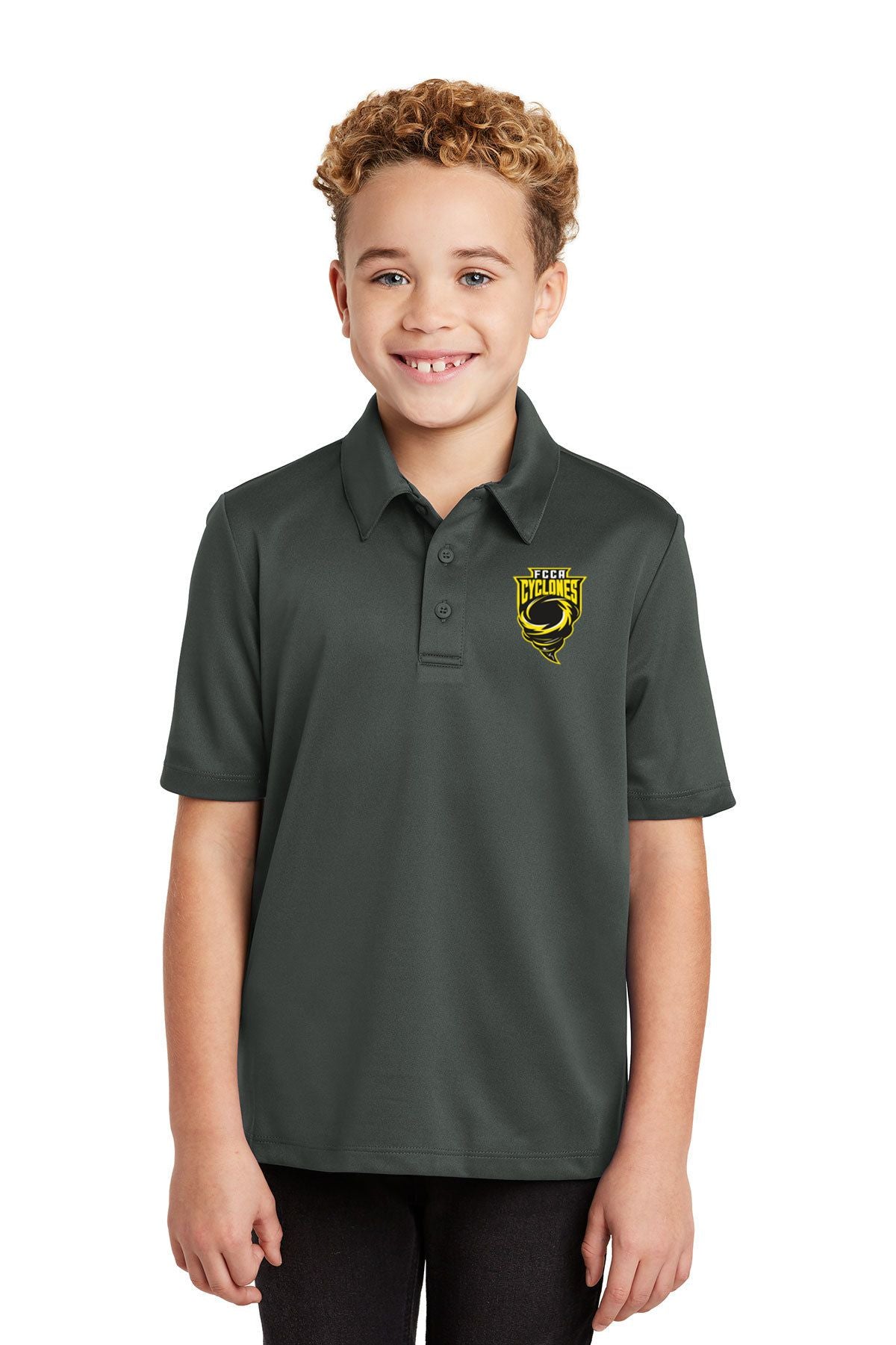 FCCA Youth Silk Touch™ Performance Polo