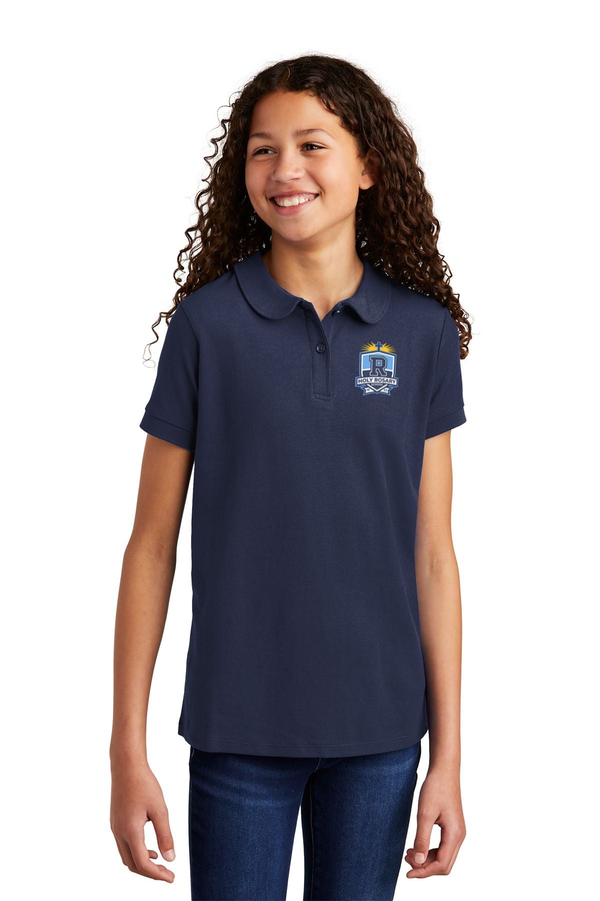 Holy Rosary Youth Silk Touch™ Performance Polo