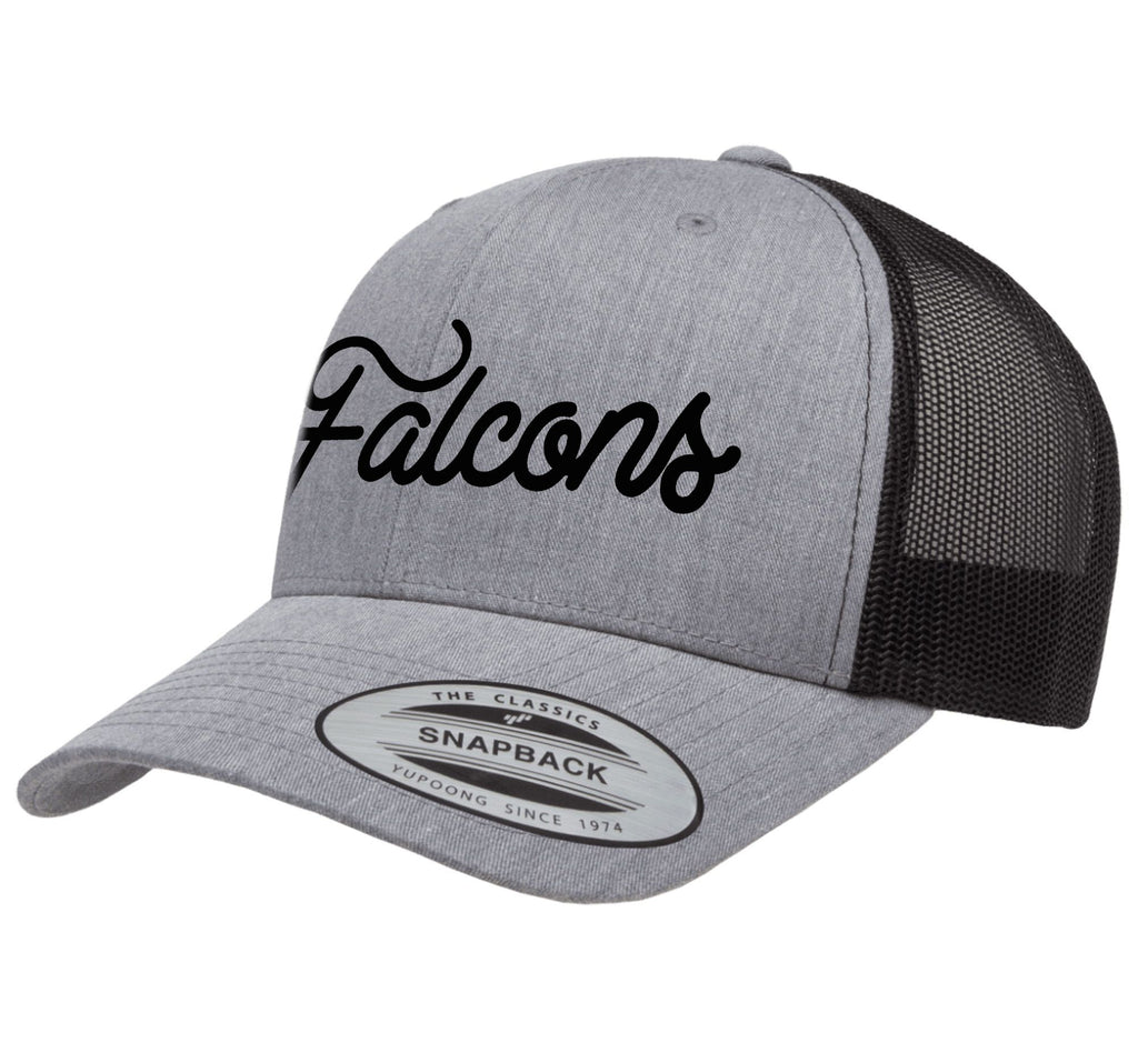 Lakeville Golf Falcons Script Retro Trucker Cap