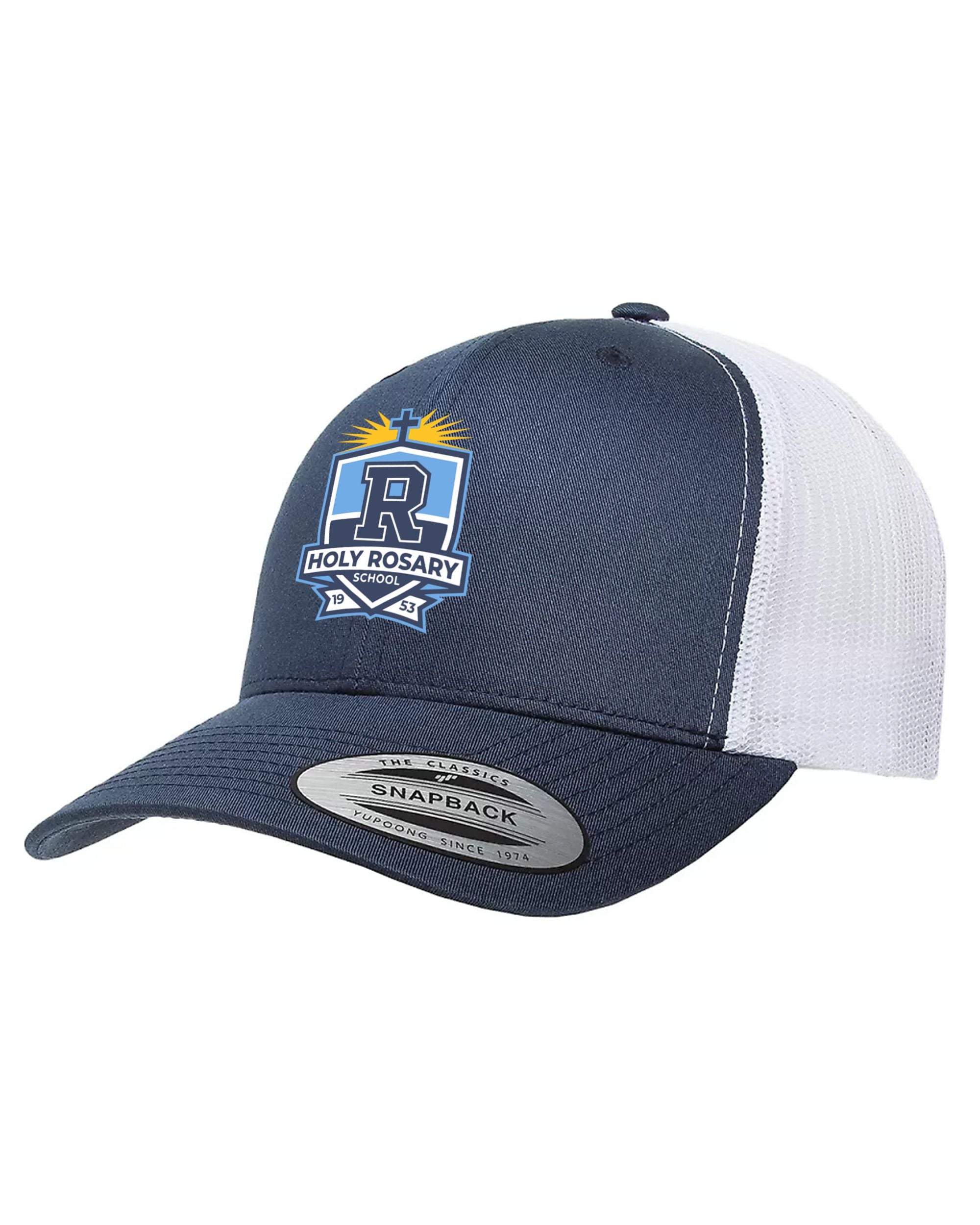 Holy Rosary Retro Trucker Cap
