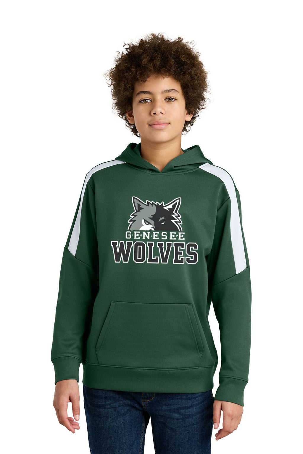 Genesee Wolves Sport-Tek® Sport-Wick® Fleece United Pullover Hoodie -GWPTO