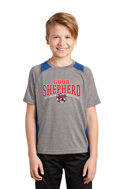 Good Shepherd Heather Colorblock Contender™ Tee