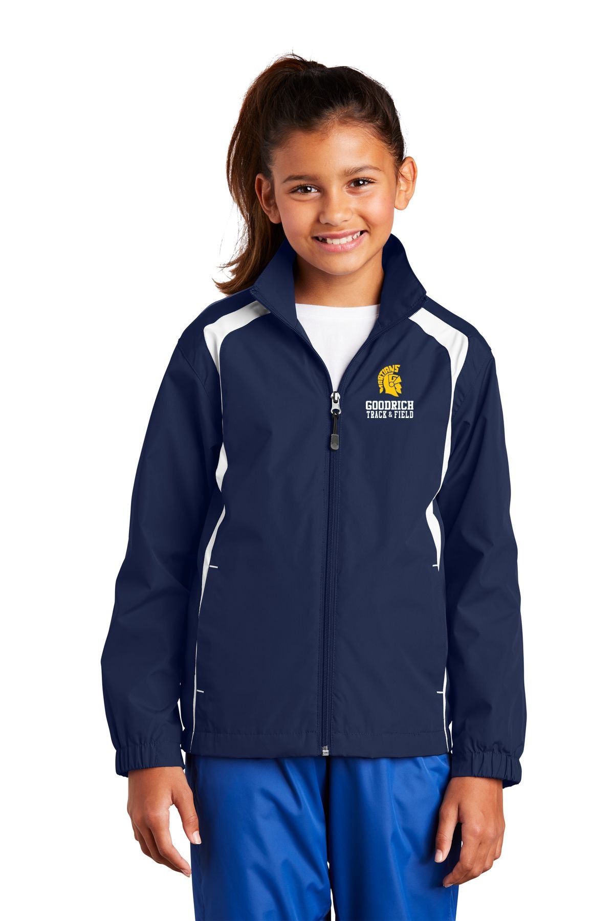 Goodrich Track & Field Colorblock Raglan Full Zip Jacket