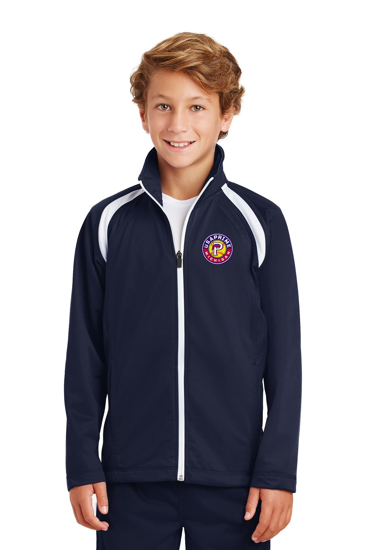 USA Prime Softball Youth Tricot Track Jacket